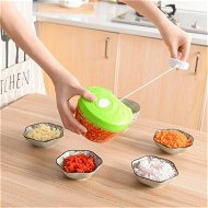 Detailed information about the product Manual Garlic Grinder Chopper Meat Cutter Hand Pull Chop Chopper Manual Food Processor