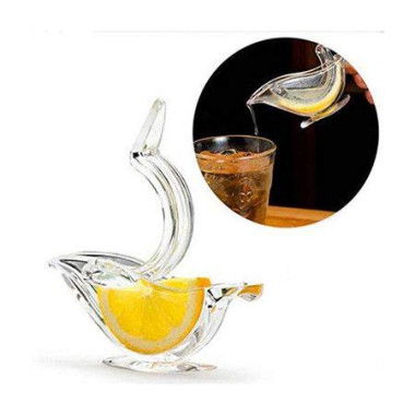 Manual Lemon Juicer Acrylic Manual Lemon Slice Squeezer Transparent Fruit Juicer Home Kitchen Bar Gadget