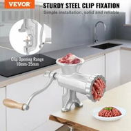 Detailed information about the product Manual Meat Grinder Heavy Duty Cast Iron Meat Grinder & Steel Table Clamp