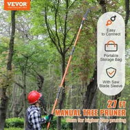 Detailed information about the product Manual Pole Saw, 2.24 m-8.24 m Extendable Tree Pruner, Sharp Steel Blade High Branches Trimming, Manual Branch Trimmer with Lightweight 8 Fiberglass Handles, for Pruning Palms and Shrubs