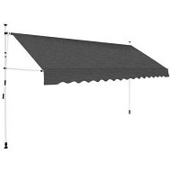 Detailed information about the product Manual Retractable Awning 350 Cm Anthracite