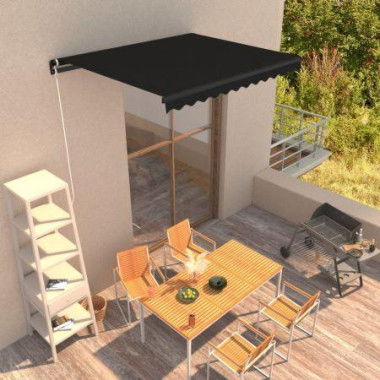 Manual Retractable Awning 350x250 cm Anthracite