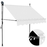Detailed information about the product Manual Retractable Awning with LED 200 cm Cream