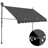 Detailed information about the product Manual Retractable Awning With LED 250 Cm Anthracite