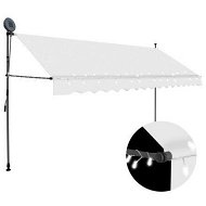 Detailed information about the product Manual Retractable Awning With LED 350 Cm Cream