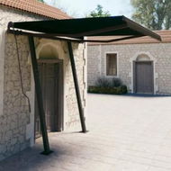 Detailed information about the product Manual Retractable Awning with Posts 3x2.5 m Anthracite