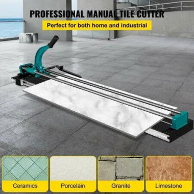 Manual Tile Cutter 47/1200mm Cutting Machine w/ Laser Guide for Ceramic