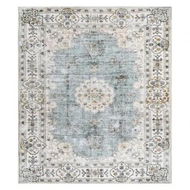 Detailed information about the product Marlow Floor Rug Short Pile Washable Vintage Carpet Soft Plush Non Slip 200x230