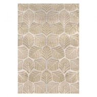 Detailed information about the product Marlow Floor Rug Soft Embossed Carpet Non Slip Plush Shaggy Rugs Leaf Pattern