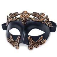 Detailed information about the product Masquerade Mask for Men Roman Greek Mask Venetian Half Face Mask for Mascarade Ball Mardi Gras Halloween Party