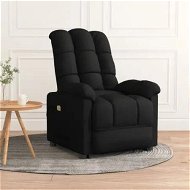 Detailed information about the product Massage Chair Black Fabric