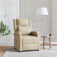 Detailed information about the product Massage Chair Cream Fabric