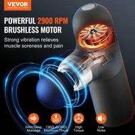 Detailed information about the product Massage Gun Deep Tissue Percussion Muscle Massager for Athletes - with 4 Speed Levels & 4 Massage Heads 7.4V 2500mAh Batteries Handheld Mini Massage Gun