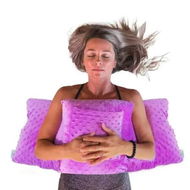 Detailed information about the product Mastectomy Pillow for Post-Surgery Recovery Essential Gift with Seatbelt Protection in Purple