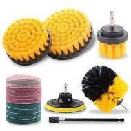 Detailed information about the product MasterSkil 30 PCS Drill Brush Scrub Pads & Sponge Scrubber Drill Brush Kit with Extend Holder