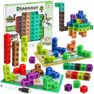 Detailed information about the product Math Link Counting Cubes Number Connecting Snap Linking Blocks Manipulatives With Activity Cards Learning Educational Toys For Kindergarten Kids