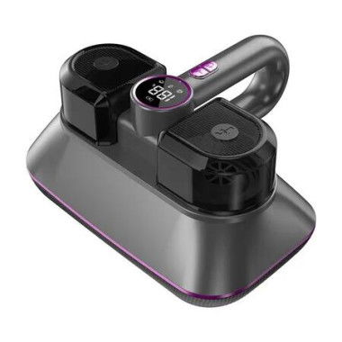 Mattress Vacuum Bed Vacuum Cleaner with UV Light and Ultrasonic, Cordless Handheld Vacuum for Dust and Pet Hair (Gray)