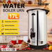 Maxkon 17L Water Urn Dispenser Kettle Instant Hot Cold Coffee Tea Maker Machine Home Commercial Camping Boiler Stainless Steel with Tap. Available at Crazy Sales for $94.97