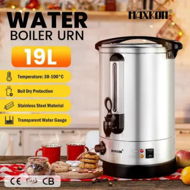 Detailed information about the product Maxkon 19L Water Dispenser Urn Instant Hot Cold Coffee Maker Machine Tea Kettle Home Commercial Stainless Steel with Tap