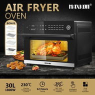 Detailed information about the product Maxkon 30L 18-In-1 Large Oil Free Air Fryer Convection Oven Cooker 1800W Dual Cook Function Black