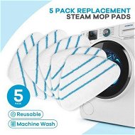 Detailed information about the product Maxkon 5 Pack Replacement Washable Microfiber Steam Mop Pads For 13-in-1 Steam Mop