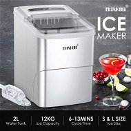 Detailed information about the product MAXKON Ice Maker Ice Cube Machine 12KG Ice Capacity Silver