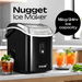 Maxkon Nugget Ice Maker Portable Compact Countertop Pebble Machine Pellet Crusher 15kg for Home Kitchen Office with Handle Black. Available at Crazy Sales for $299.98