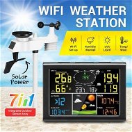Detailed information about the product Maxkon Solar Powered Weather Forecast Station WIFI Wireless Rain Gauge Temperature