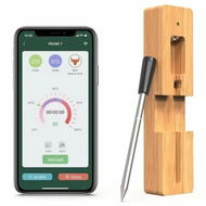 Detailed information about the product Meat Thermometer Wireless Food 50M Range Smart App Control Charging Dock USB C Cable Oven Grill BBQ Smoker Rotisserie Digital Kitchen Tool