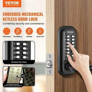 Detailed information about the product Mechanical Keyless Entry Door Lock 14 Digit Keypad and Handle Embedded