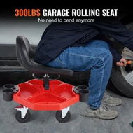 Detailed information about the product Mechanics Swivel Seat 300 LBS Rolling Work Stool Height Adjustable Seat