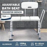 Detailed information about the product Medical Tub Transfer Bench Adjustable Shower Bath Seat Stool With Armrest And Back