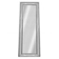 Detailed information about the product Medium Silver Beaded Framed Mirror - 70cm x 170cm