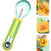 Melon Baller Scoop Set, 4 in 1 Stainless Steel Stainless Steel Fruit Tool Set, Fruit Carving Tools for Dig Pulp Separator (Green). Available at Crazy Sales for $9.95