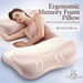 Memory Foam Cervical Pillow Orthopaedic Ergonomic Contoured Neck Support Pressure Relief Back Side Stomach Sleepers Breathable Cooling Cover Luxdream. Available at Crazy Sales for $39.95