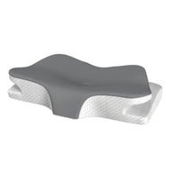 Detailed information about the product Memory Foam Pillows, Neck Support Pillow for Pressure Relief, Ergonomic Cervical Pillow for Sleeping (Grey)