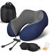 Memory Foam Travel Neck Support Rest Pillow Eye Mask Noise Isolating Ear Plugs Portable Combo. Available at Crazy Sales for $29.99
