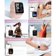 Detailed information about the product Men and Women Smart Watch with Bluetooth Call and 100+ Sport Modes - Compatible with Android and iOS Phones