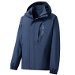 Men Block Hooded Outdoor Single Layer Sport Windbreaker Jacket Color Deep Blue Size 4XL. Available at Crazy Sales for $39.99