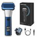 Mens Electric Razors for Shaving Face 5 Blades Foil for Coarse Hair with 2 Speeds Cordless Portable Shaver Wet/Dry,Rechargeable Shaving Machines for Travel. Available at Crazy Sales for $44.99