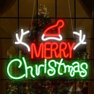 Detailed information about the product Merry Christmas Neon Sign for Bedroom Wall Decor, LED Light Christmas Signs Indoor Decor, Acrylic Board Neon Signs for Wall Decor