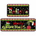 Merry Grinchmas Christmas Kitchen Mat Set of 2 Grinch Decor 40x60 + 40x110cm. Available at Crazy Sales for $14.99