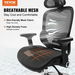 Mesh Office Chair, Adjustable High Back Desk Chair with Mesh Seat, Angle and Height Adjustable Home Office Chair with Lumbar and Head Support, Swivel Computer Task Chair. Available at Crazy Sales for $349.95