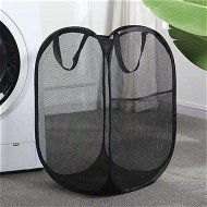 Detailed information about the product Mesh Pop Up Laundry Basket With Handles Portable Durable Collapsible Storage Collapsible Laundry Bags For Kids Room College Dorm Or Travel