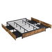 Metal Bed Frame Mattress Base King. Available at Crazy Sales for $419.95