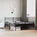 Metal Bed Frame with Headboard and FootboardÂ Black 150x200 cm. Available at Crazy Sales for $149.95