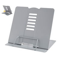 Detailed information about the product Metal Book Stand Book Holder Book Stand For Reading Adjustable Book Holder For Reading (Full Grey)