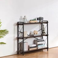 Detailed information about the product Metal Bookshelf Rustic Bookshelf 3-Tier for Living room Bedroom & Office
