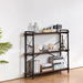 Metal Bookshelf Rustic Bookshelf 3-Tier for Living room Bedroom & Office. Available at Crazy Sales for $99.97