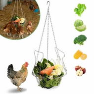 Detailed information about the product Metal Hanging Chicken Feeder Basket,Chicken Coop Accessories,For Chickens,Ducks,Rabbits